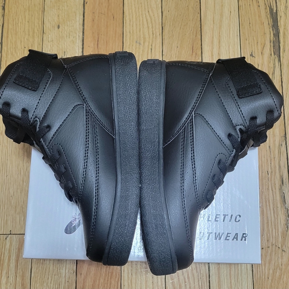 Patrick Ewing Athletic Footwear - Black High-Top Sneakers - Youth Size 2